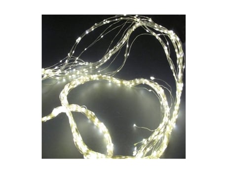 GRINALDA MICRO LED 190cm 640 LEDS LUZ QUENTE FIXA - ELEKTRO3