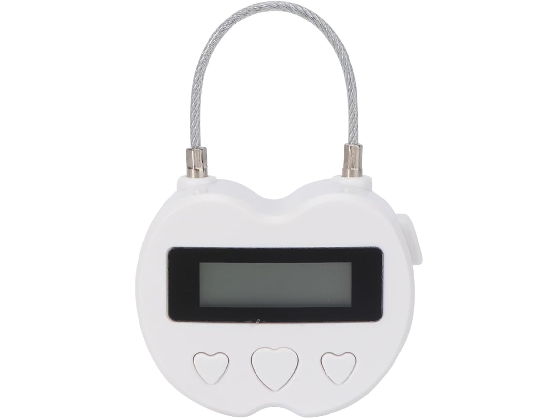 1 Unidade De Trava Eletrônica Anti-vício Com Temporizador De Carregamento Usb
