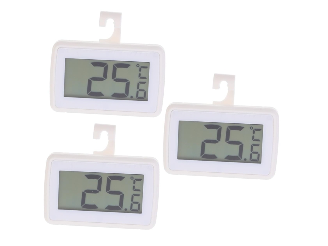 Lurelia Termómetro Digital, 3 Unidades, Para Frigorífico E Congelador, Memória Máx./mín., Celsius/fahrenheit