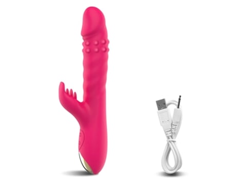 Vibrador Dildo Rotativo Telescópico Para Mulheres Ponto Gda Vagina Vibrador Empurrador De Coelho Brinquedos Sensuais Adultos ECENLEN