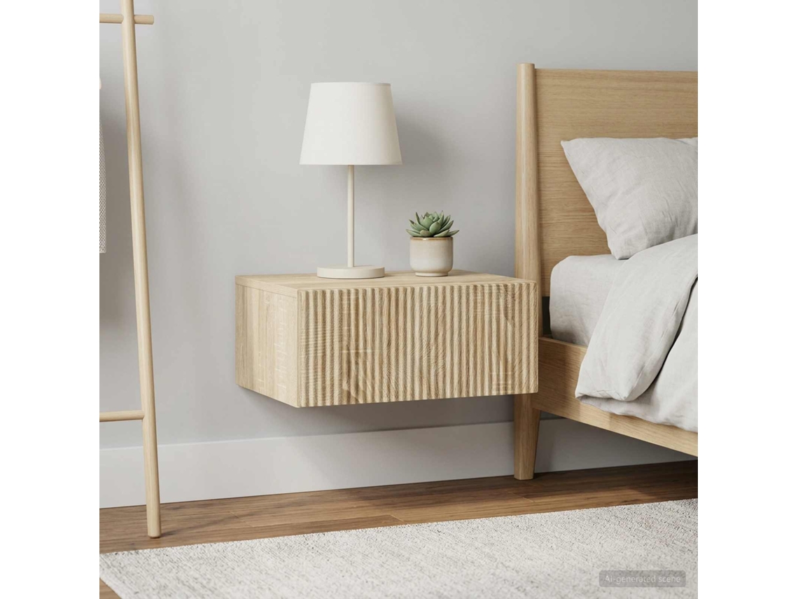 Vidaxl Gabinete De Canto Montado Na Parede 2 Pcs Carvalho Sonoma