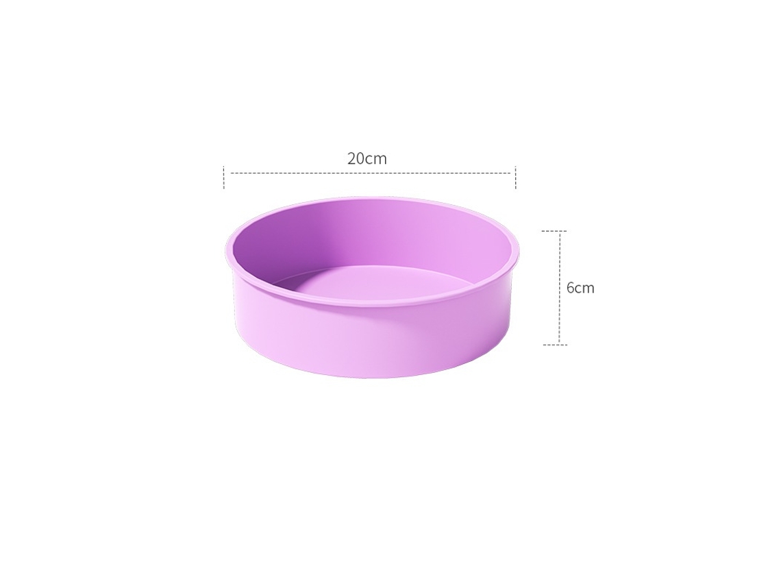 Formas De Silicone Reutilizáveis Para Bolos, Roxo Elysve