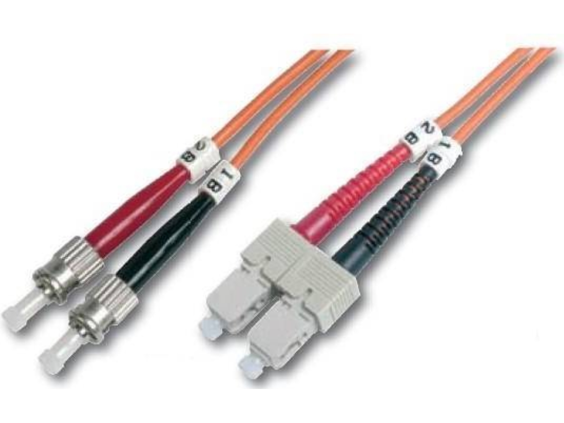 Cabo de Fibra Ótica DIGITUS (5 m - Laranja)