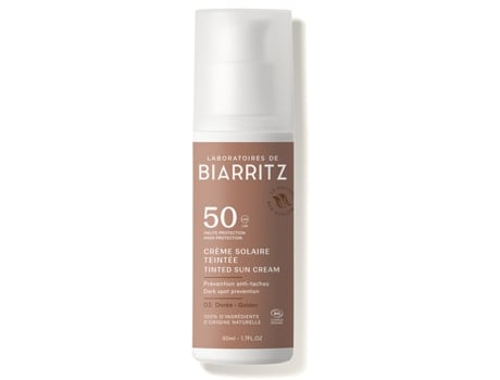 Creme Facial Dourado Alga Maris FPS 50 50 Ml de Laboratórios de Biarritz