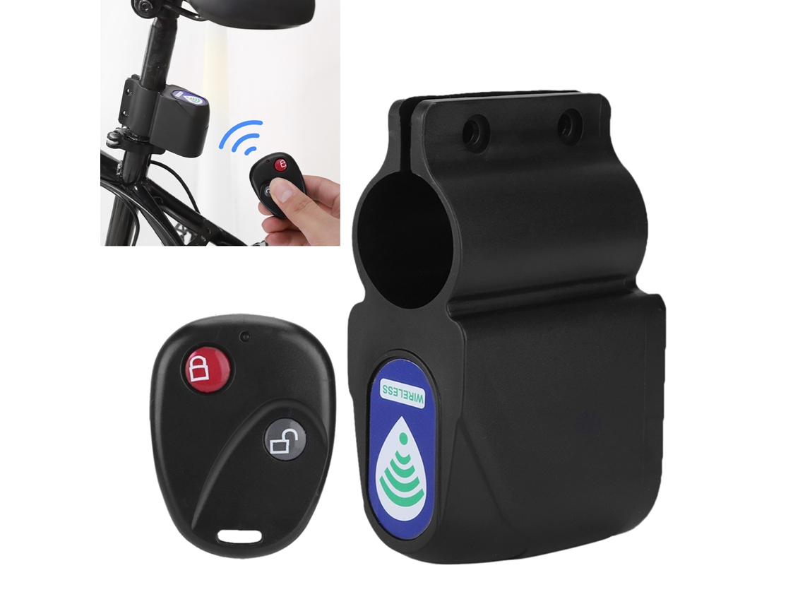 Cadeado anti-roubo para bicicleta, trava de segurança para ciclismo, alarme para bicicleta com controle remoto sem fio Slowmoose