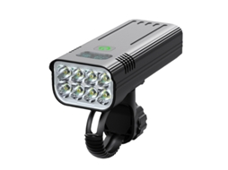 Luz De Bicicleta Superbrilhante De 8000 Lúmens, 8 Leds Recarregáveis ​​​​por Usb Com Bateria De 5200 Mah Zhe