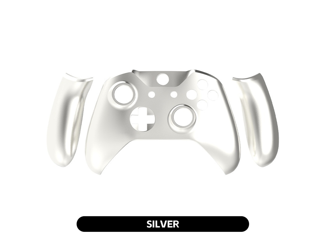 Elysve Capa Protetora Para Placa Frontal Xbox One Slim Borracha Prateado