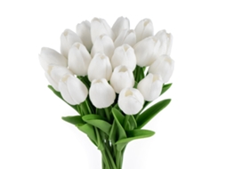 Conjunto de Tulipas Artificiais Conjunto de Flores Artificiais Decorativas da Moda, Presente para o Dia Das Mães AQUAFORGE