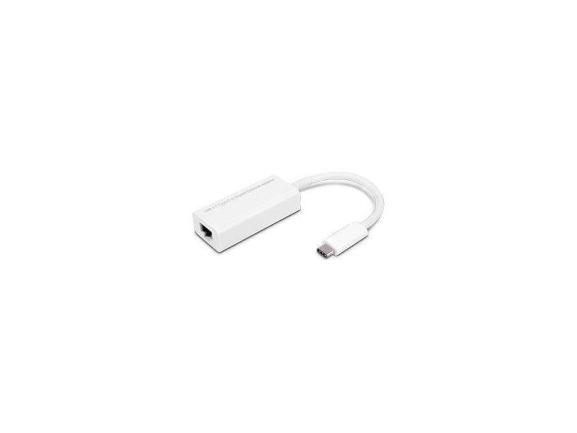 Adaptador de Cabo ATLANTIS Land A04-Gen245 Usb Tipo C Rj-45 Branco