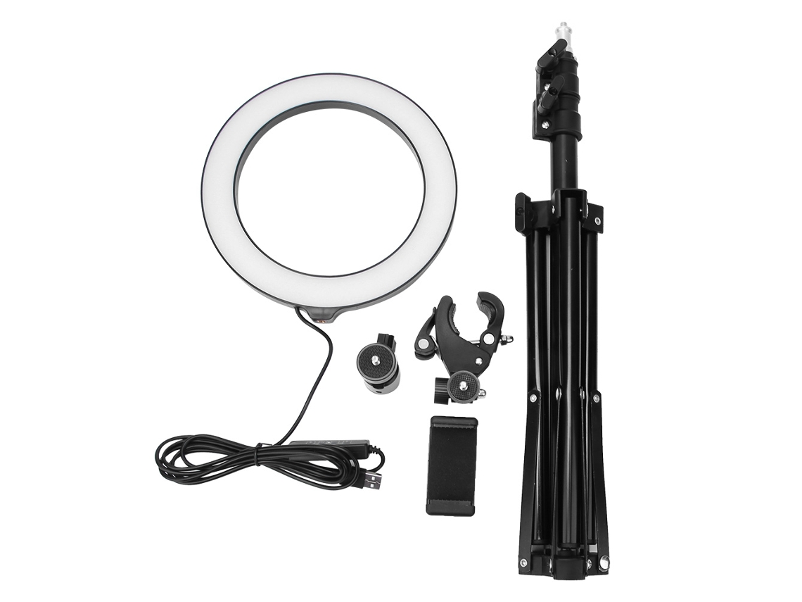 Luz Anular Led Regulável Usb Para Selfie, Luz Anular Led Dimmable