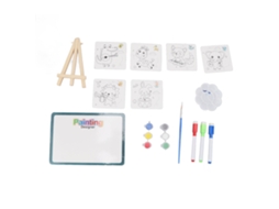 Primerox conjunto de Gouache para Crianças com Cores Vibrantes e Ferramentas Educacionais Diy Portátil