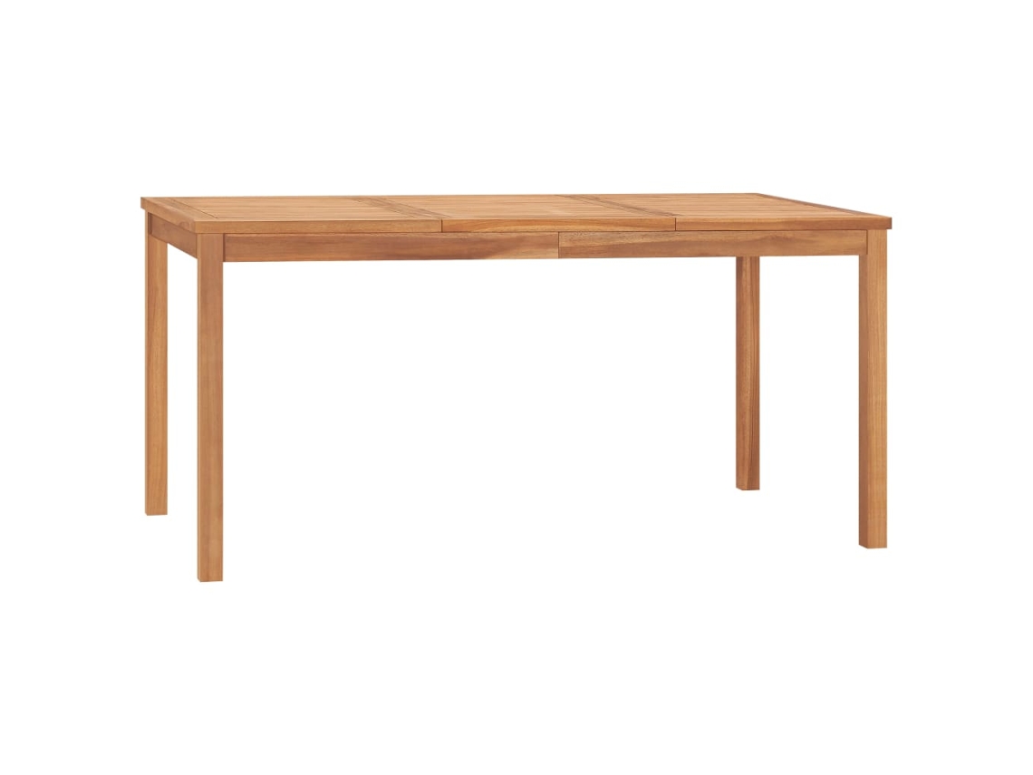 Dining Table, Dining Tables Vidaxl Marrom Teca (160 X 80 X 77 Cm)