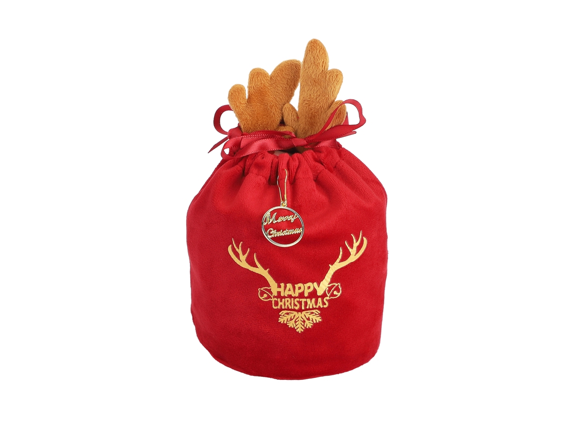 Laxiscreed Bolsa De Natal Em Forma De Maçã Para Doces E Guloseimas, Ideal Para Festas E Presentes