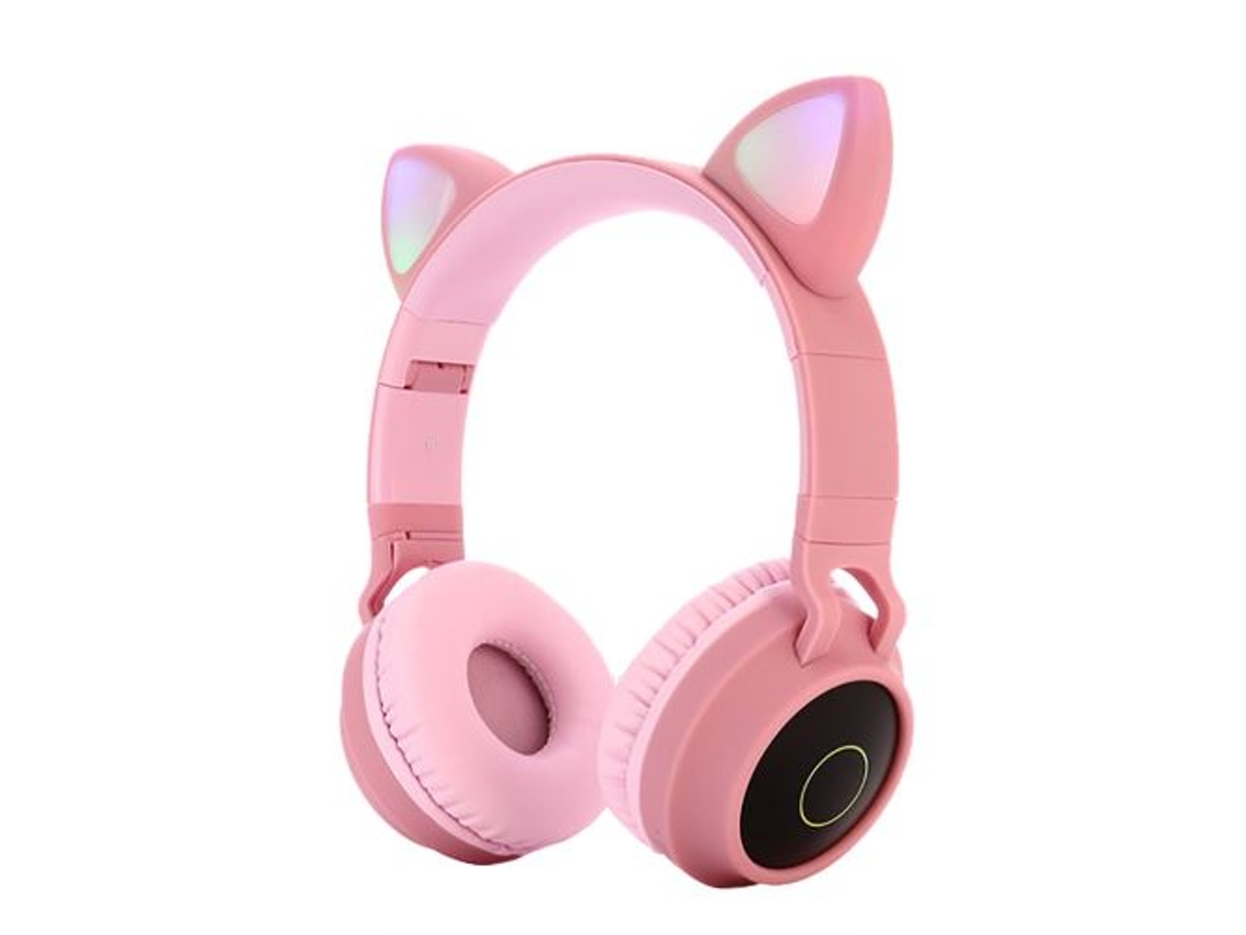 Fones De Ouvido Bluetooth 5.0 Bt028c Rosa Brilvibera