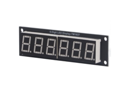 Laxiscreed Módulo De Display 7 Segmentos 6 Dígitos Com Driver Tm1637 E Entrada A 5v