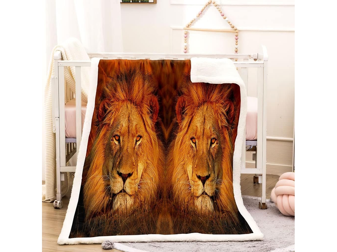 Manta Estampa Animal em Microfibra 150x180cm para Adultos