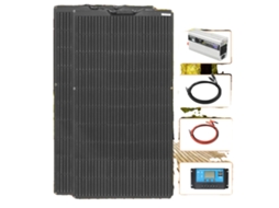 Kit De Painel Solar Flexível, 100w/200w/300w/400w/500w/1000w, Leve E Durável,220v 200w Oem