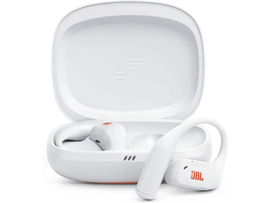 Auriculares Bluetooth True Wireless JBL Endur Zone (In Ear - Microfone - Branco)