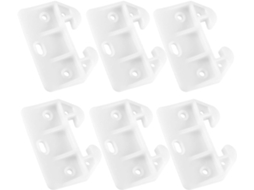 Corrediças Para Gavetas De Plástico Reforçado Cômoda, Conjunto De 6 Peças, Com Acabamento Impecável