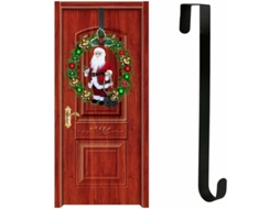 Suporte de Metal Premium para Guirlanda Natal, 38 Cm , Preto BRILVIBERA (15 Polegadas)