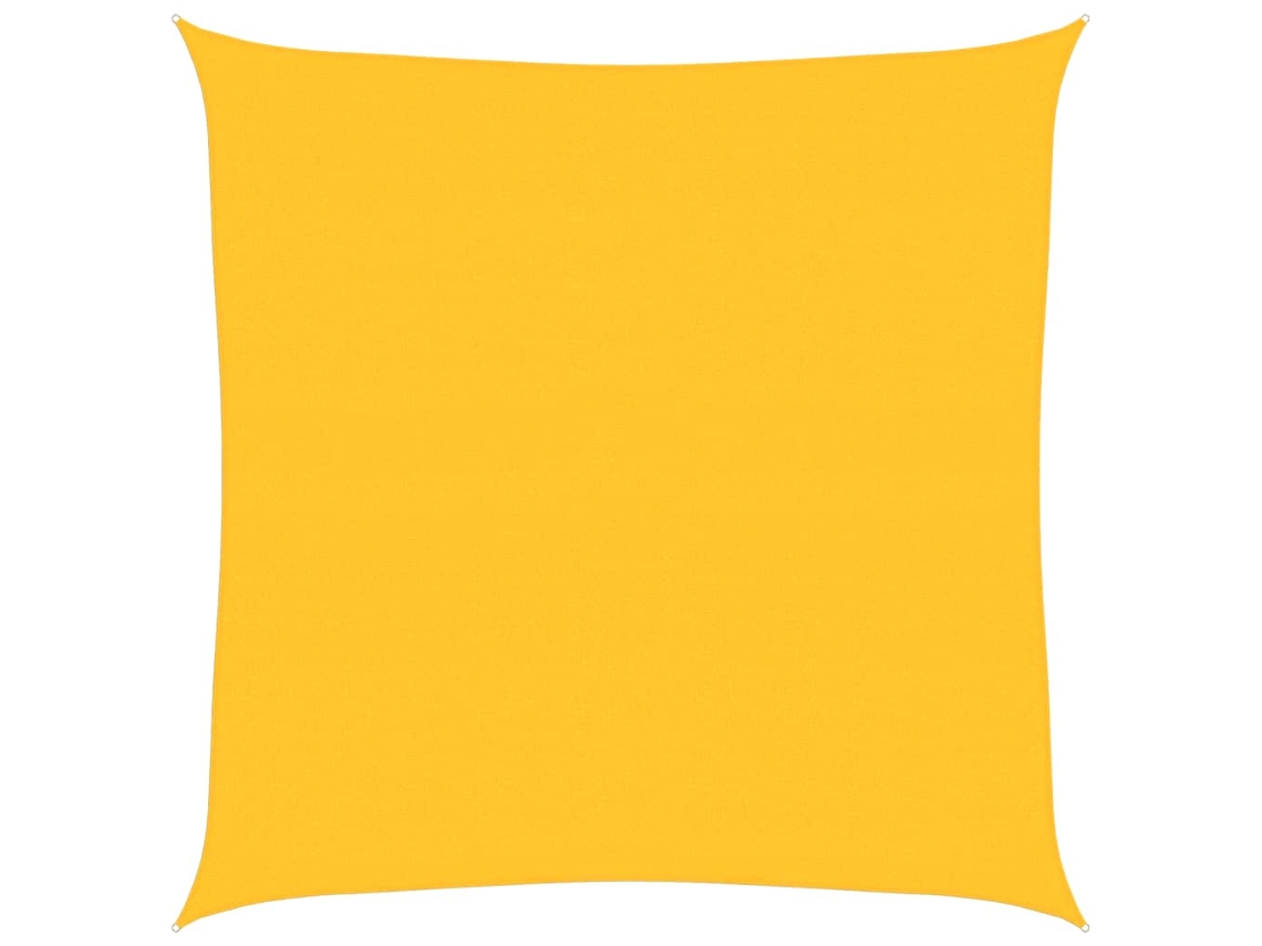 Sunshade Sail, Sunshade Sails Vidaxl Amarelo Plástico (7 X 7 M)