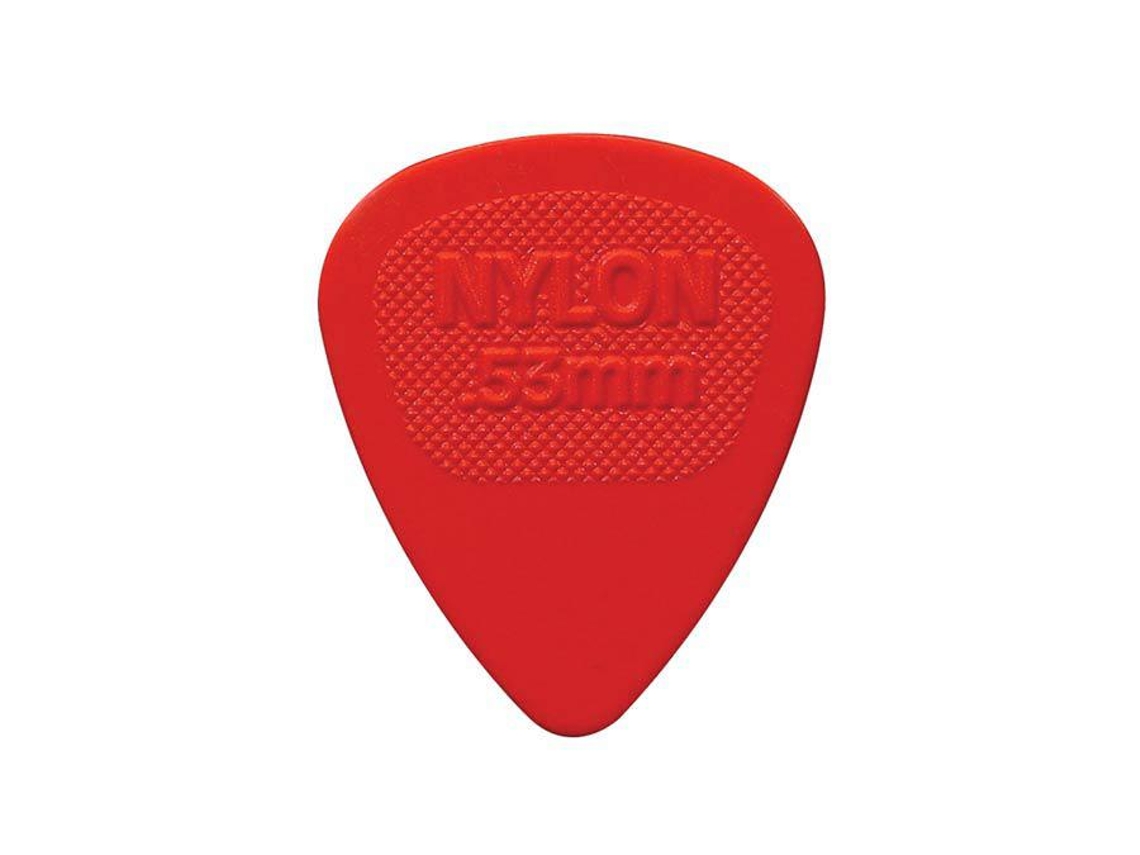 Dunlop Palhetas Nylon Pack de 72 Vermelho 0,53 Mm.