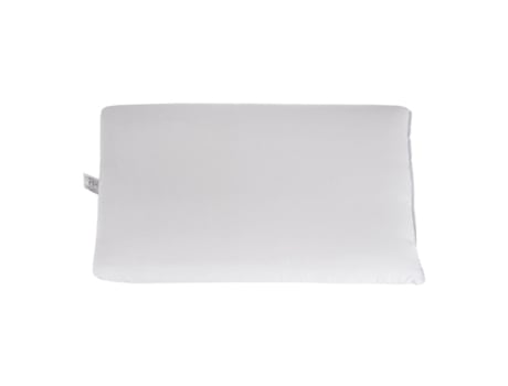 Almofada De Dormir Homescapes Aloe Vera Infused Extra Fill Goose Feather Algodão Branco (50x75cm)
