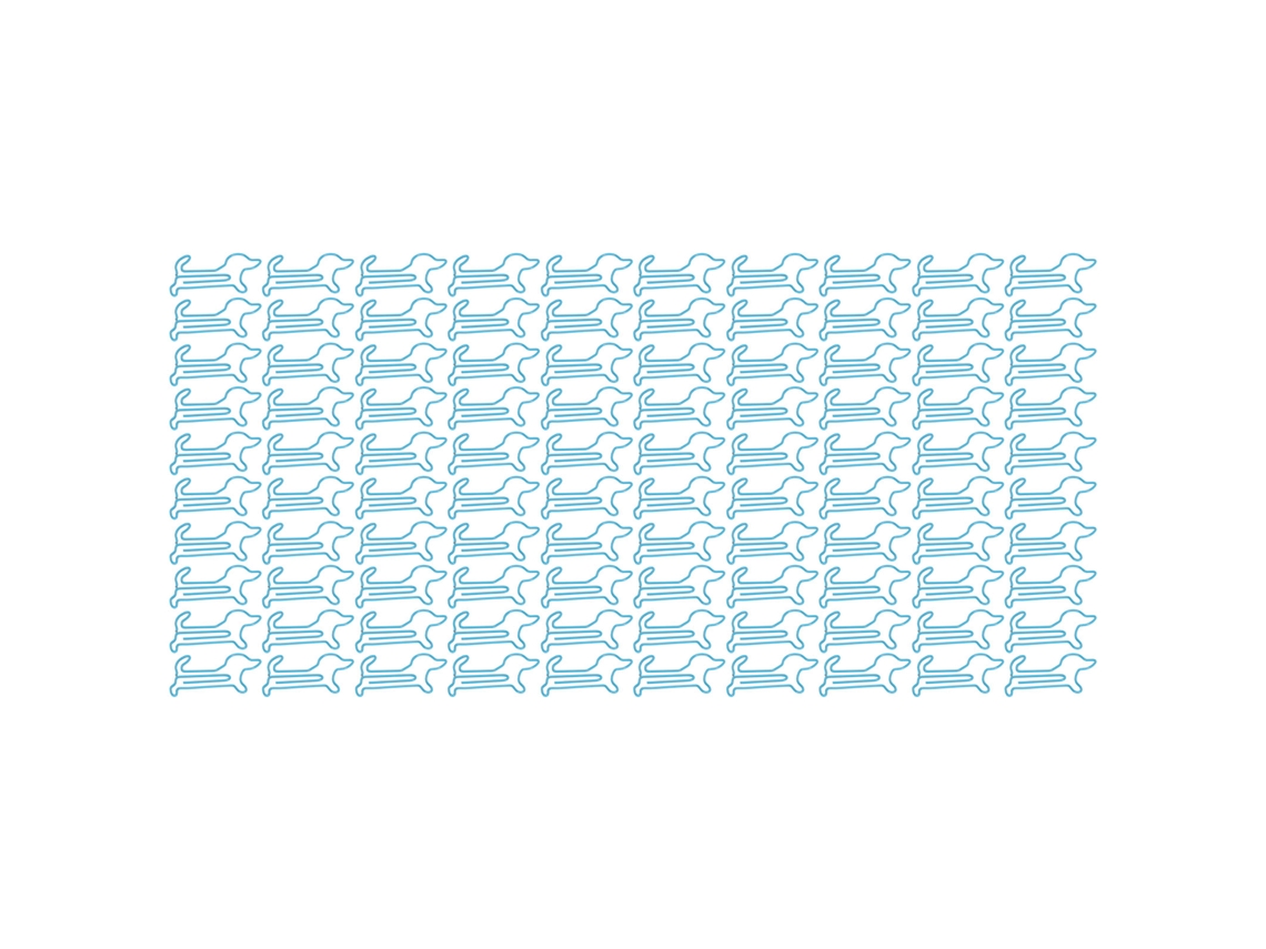100 Clips de Papel de Metal em Forma de Animal Fofo Anti deslizante para Scrapbooking Azul