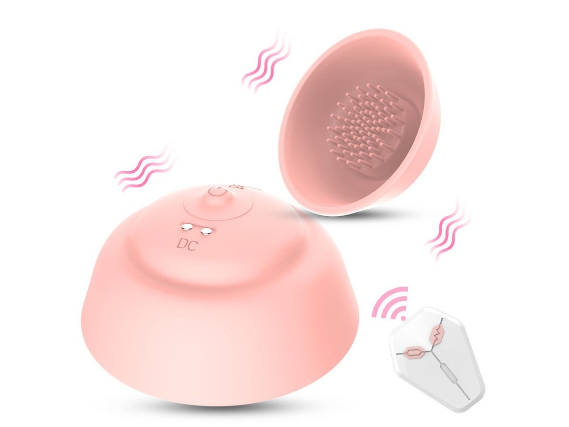 Estimulador De Suco De Mamilo Com Controle Remoto Sem Fio Com 10 Modos Para Mulheres (rosa) Yizhood