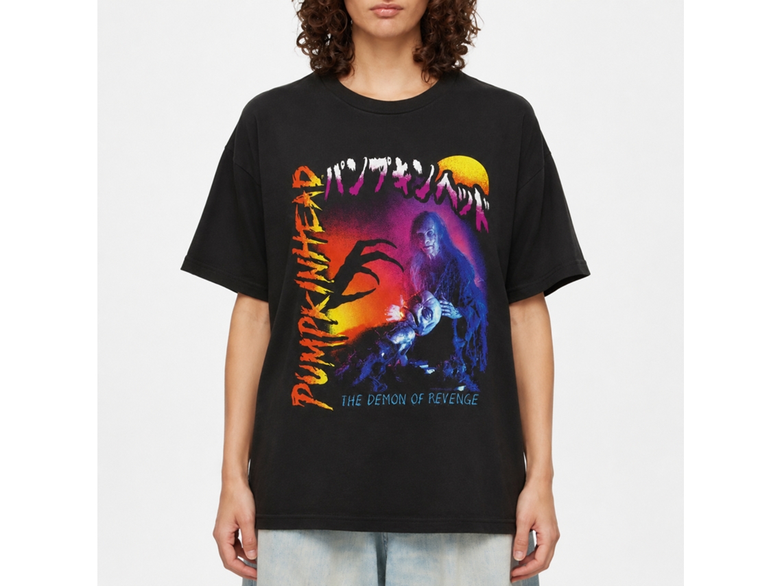 Rockinstone Pumpkinhead Movie Demon Of Revenge Black Adult T-shirt Size:xxl