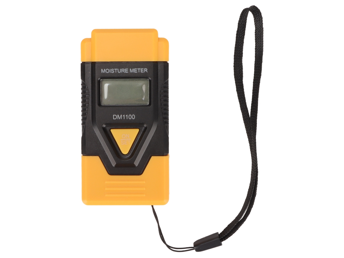 Medidor de umidade digital 3 em 1 Primerox para materiais de construção em madeira com medição precisa.