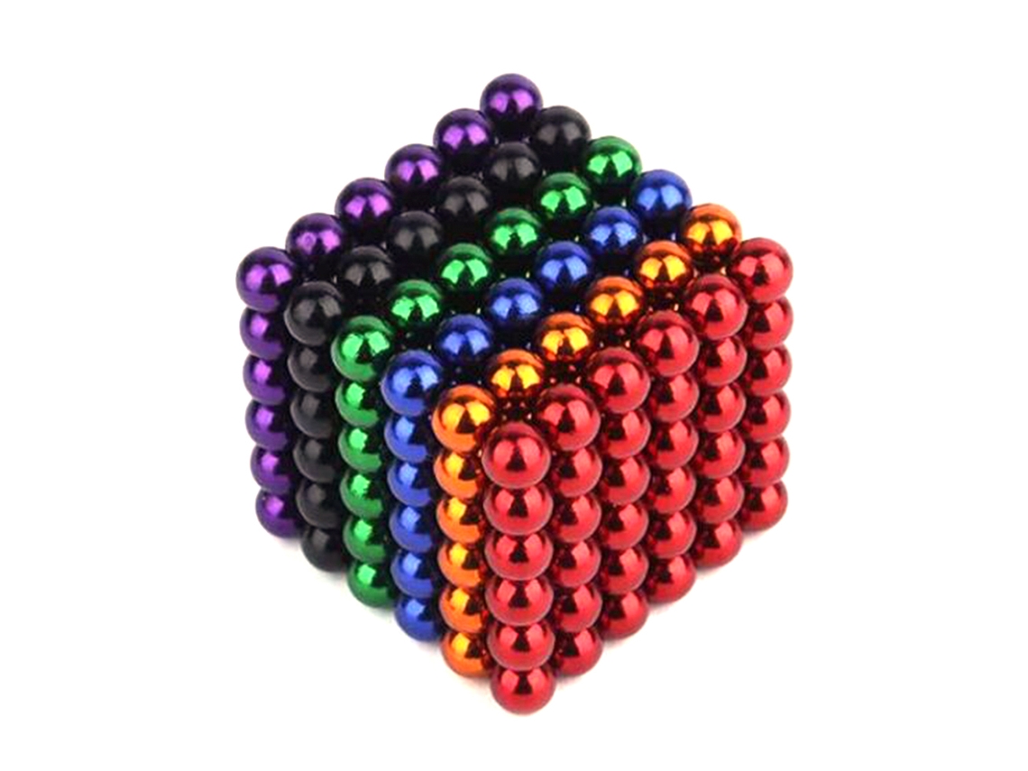Kit De Bolas Magnéticas 3mm, Brinquedo Cúbico Antistress Sunflare