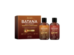 Kit de Cuidados Capilares Zyvarn Batana Multiefeito para Cabelos Secos e Frizzados com LAXISCREED