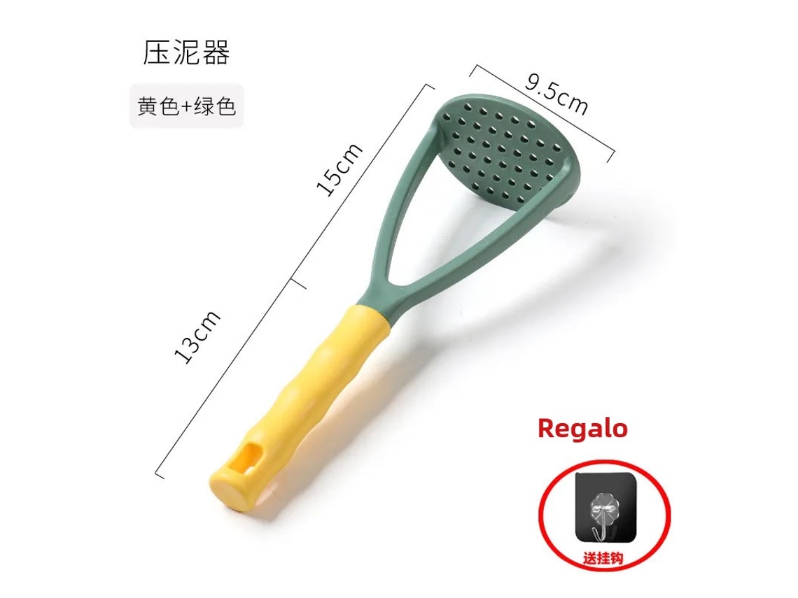 Prensa de Batata/triturador de Batata doce em Pp, Utensílio de Cozinha Ecológico e Durável. MDUG (verde)