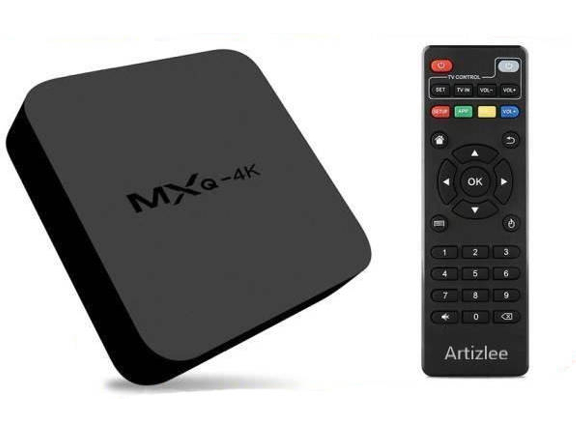 Box Smart TV ARITZLEE MXQ4K (Android 4K Ultra HD) Worten.pt