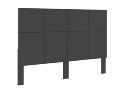 Cabecero 140x200 cm Tela Gris Oscuro