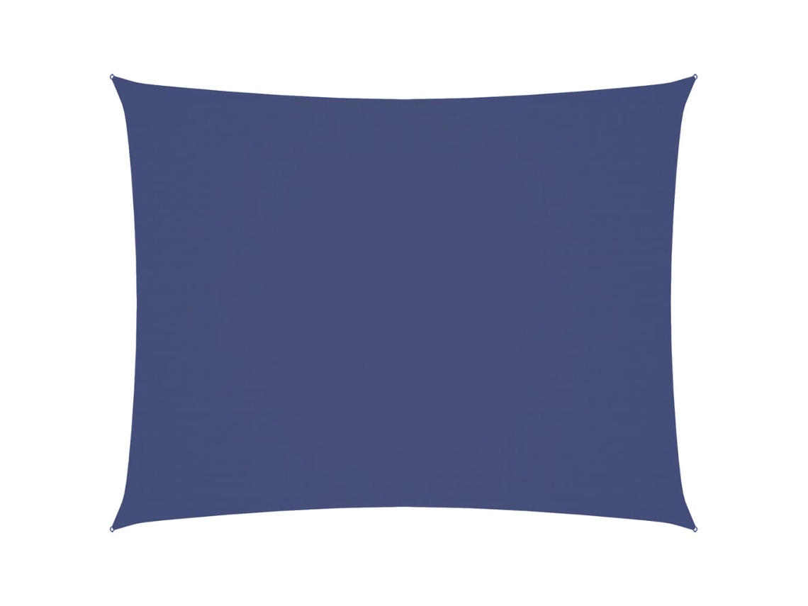 Maison Exclusive - Para-sol Estilo Vela Tecido Oxford Retangular 2x3,5 M Azul