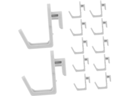 Organizador De Ferramentas Com 20 Ganchos Para Painel Perfurado, Ideal
