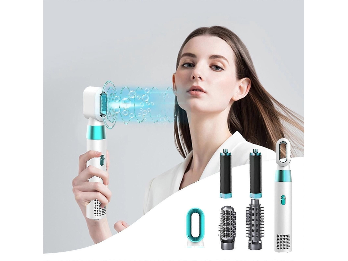 Secador de Cabelo Elétrico 5 em 1: Quente, Aquecido, Pente, Escova para Cabelo Seco e Molhado, Modelador de Cachos. TAISHENGDA