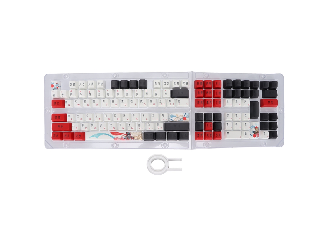 Teclas de teclado LAXISCREED (123 Teclas, material PBT, sublimado)