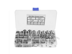 Insertos De Reparo Rosca, 80 Peças, M3, Em Aço Inoxidável Ss304, Para