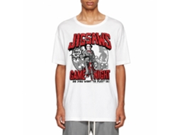 Rockinstone Saw Movie Game Night White Adult T-shirt Size:s