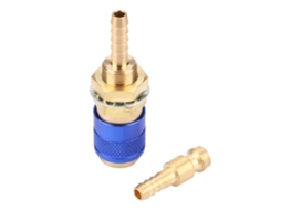 Conector Rápido De Adaptador Resfriado Por Água E Gás Para Soplete Tig M10 Azul
