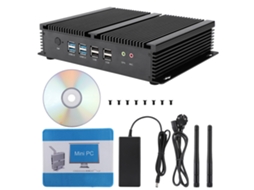 Minicomputador de mesa Hystou P04b com processador i5-4200U, 8 GB de RAM, SSD de 512 GB, dourado