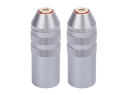 2 Adaptadores XLR Macho a Hembra de 4 pinos, para microfones, mixers e altifalantes