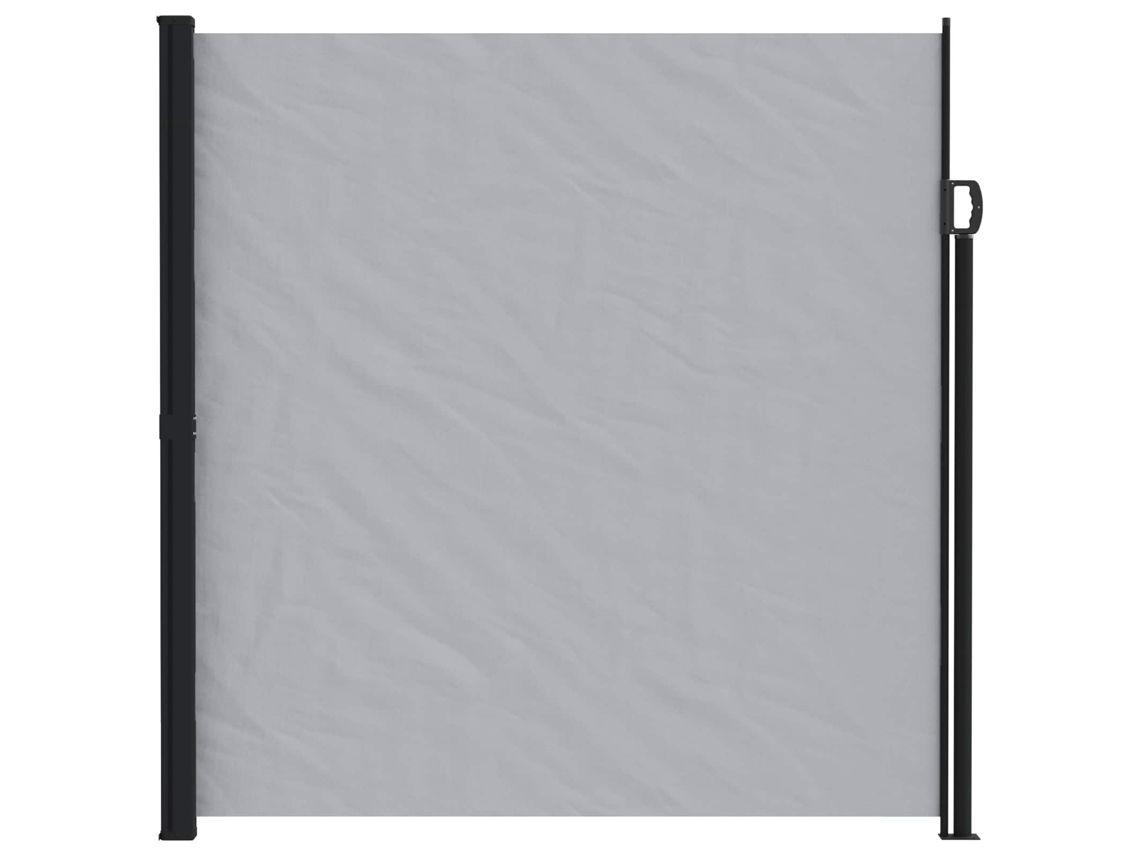 Conjunto 1 Toldo Retrátil Vidaxl Cinzento Poliéster (300 X 200 Cm)