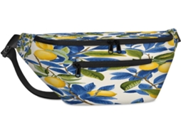 Bolsa de Ombro Unissex Leaves Tropic Lemon 38 X 25 9 X 19 Cm impermeável