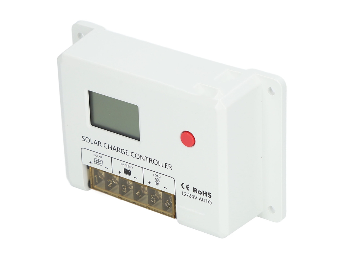 Controlador De Carga Solar Laxiscreed Com Ajustes E Circuito Mos Para Maior Eficiência