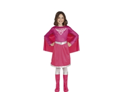 Fato de Menina GUIRCA Super-Heroína Rosa  (7-9 anos)