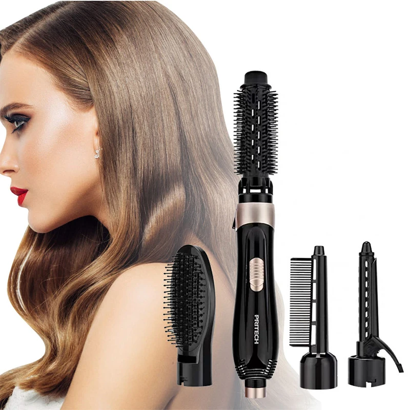 Em 1 Escova De Ar Quente Portátil De Alta Potência Cabelo Curly Ar Quente Pente Salão Mulheres Ferramenta De Estilo Trimtide